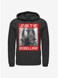 Star Wars Join the Rebellion Poster Hoodie, BLACK, hi-res