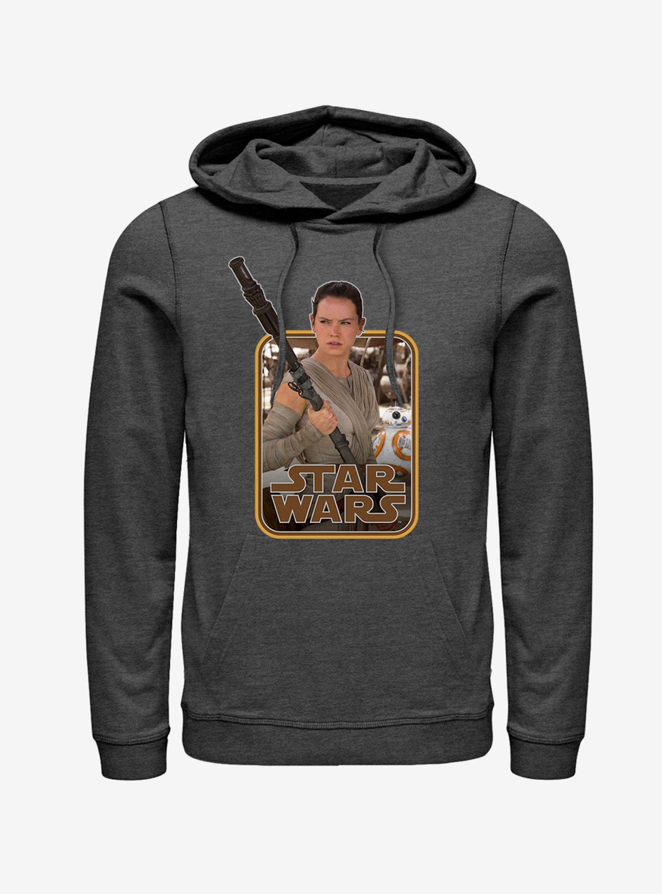 Star Wars Retro Rey and BB-8 Hoodie, , hi-res