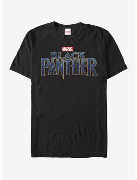 Marvel Black Panther 2018 Text Logo T-Shirt, , hi-res