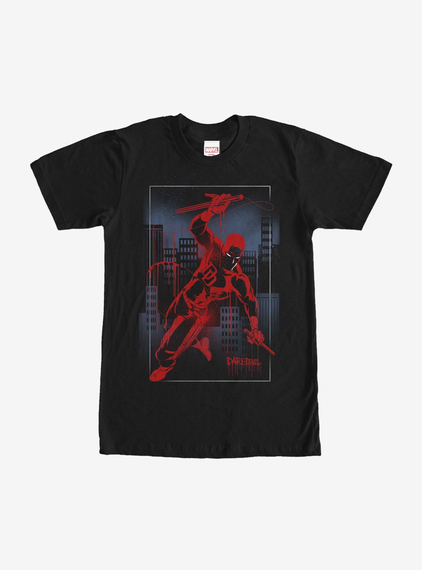 Marvel Daredevil Cityscape Graffiti T-Shirt, , hi-res