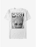 Marvel Guardians of the Galaxy Vol. 2 Groot Innocent T-Shirt, WHITE, hi-res