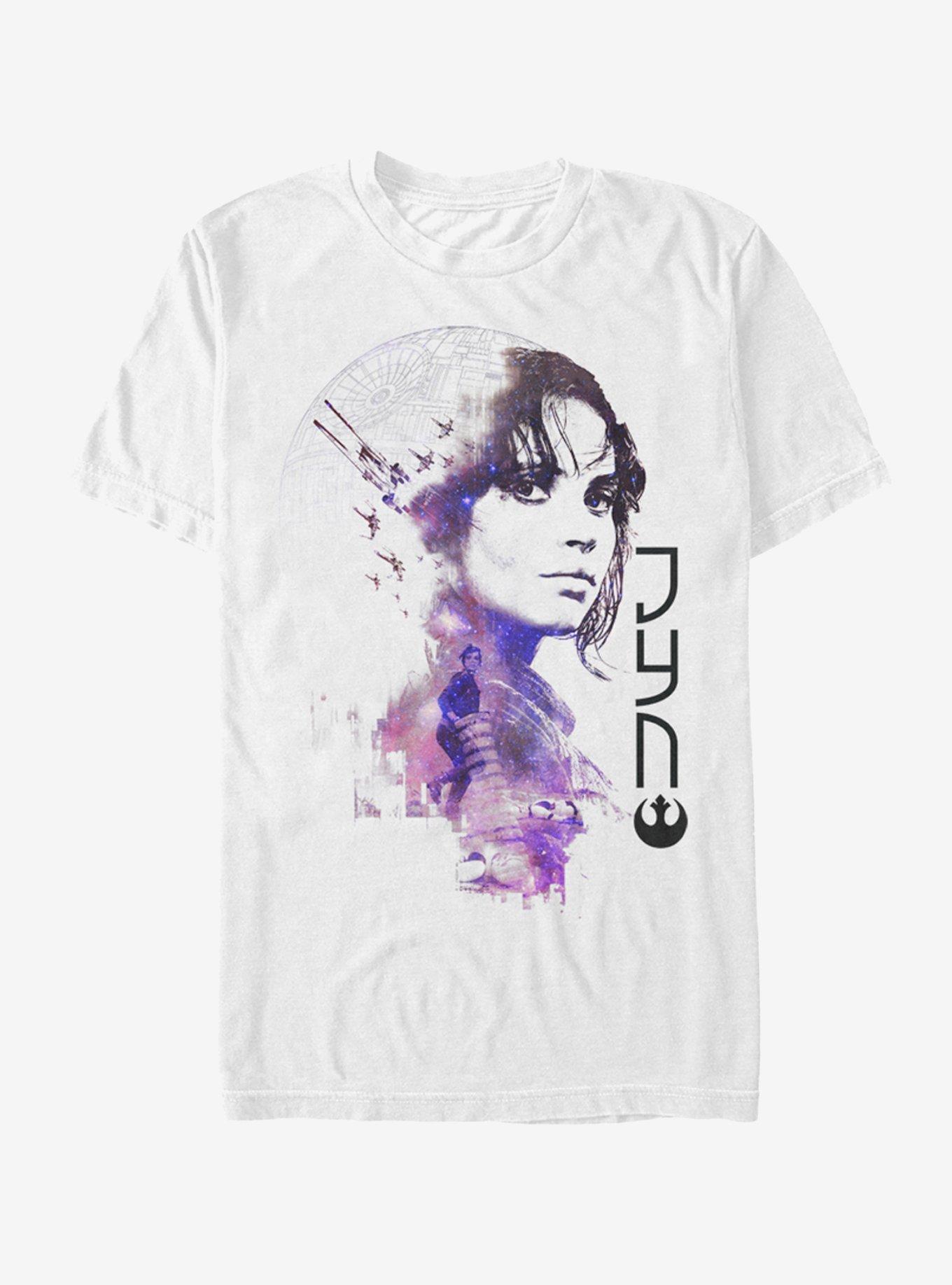 Star Wars Jyn Fade Death Star T-Shirt, , hi-res