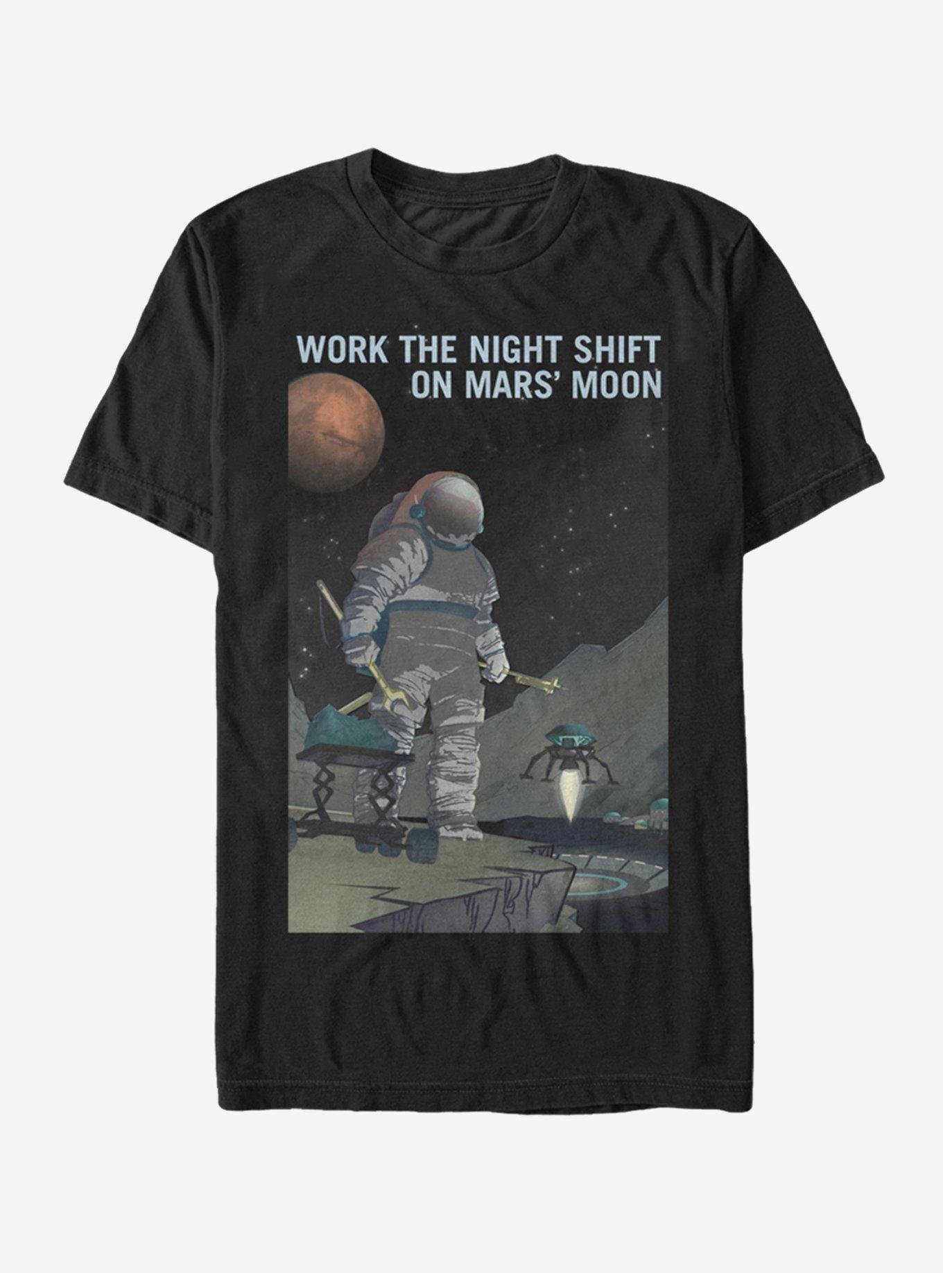 NASA Mars Night Shift T-Shirt, BLACK, hi-res