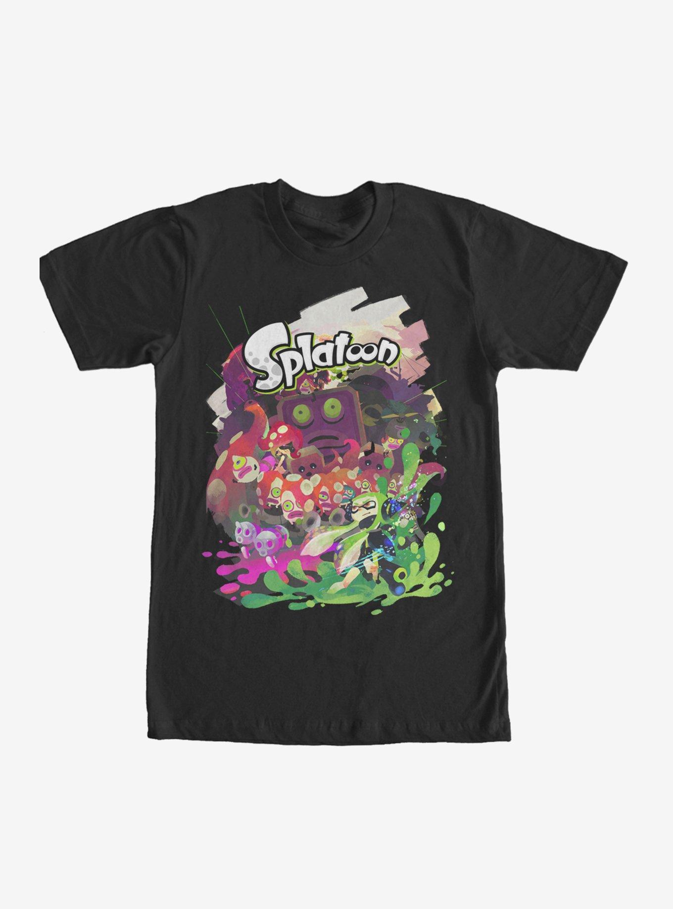 Nintendo Splatoon Characters T-Shirt - BLACK | Hot Topic