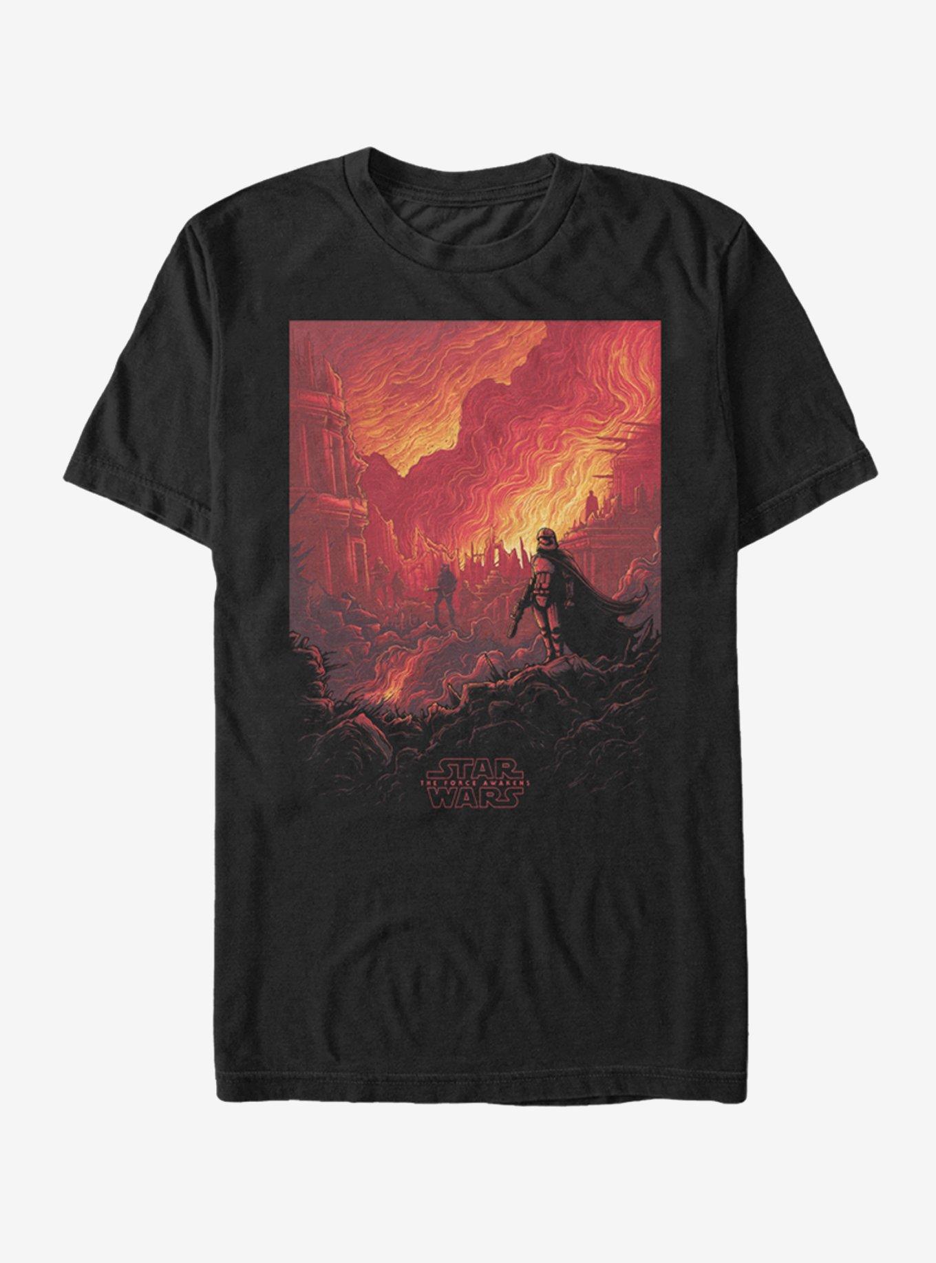 Star Wars Stormtrooper Jakku Battle T-Shirt, , hi-res