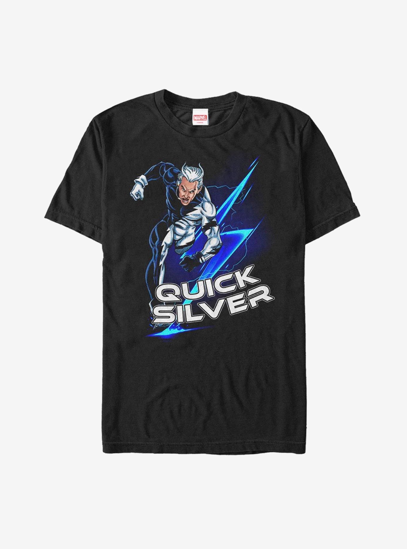 Marvel X-Men Quicksilver T-Shirt, BLACK, hi-res