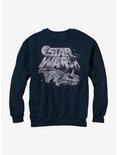 Plus Size Star Wars Millennium Falcon TIE Advanced Sweatshirt, NAVY, hi-res
