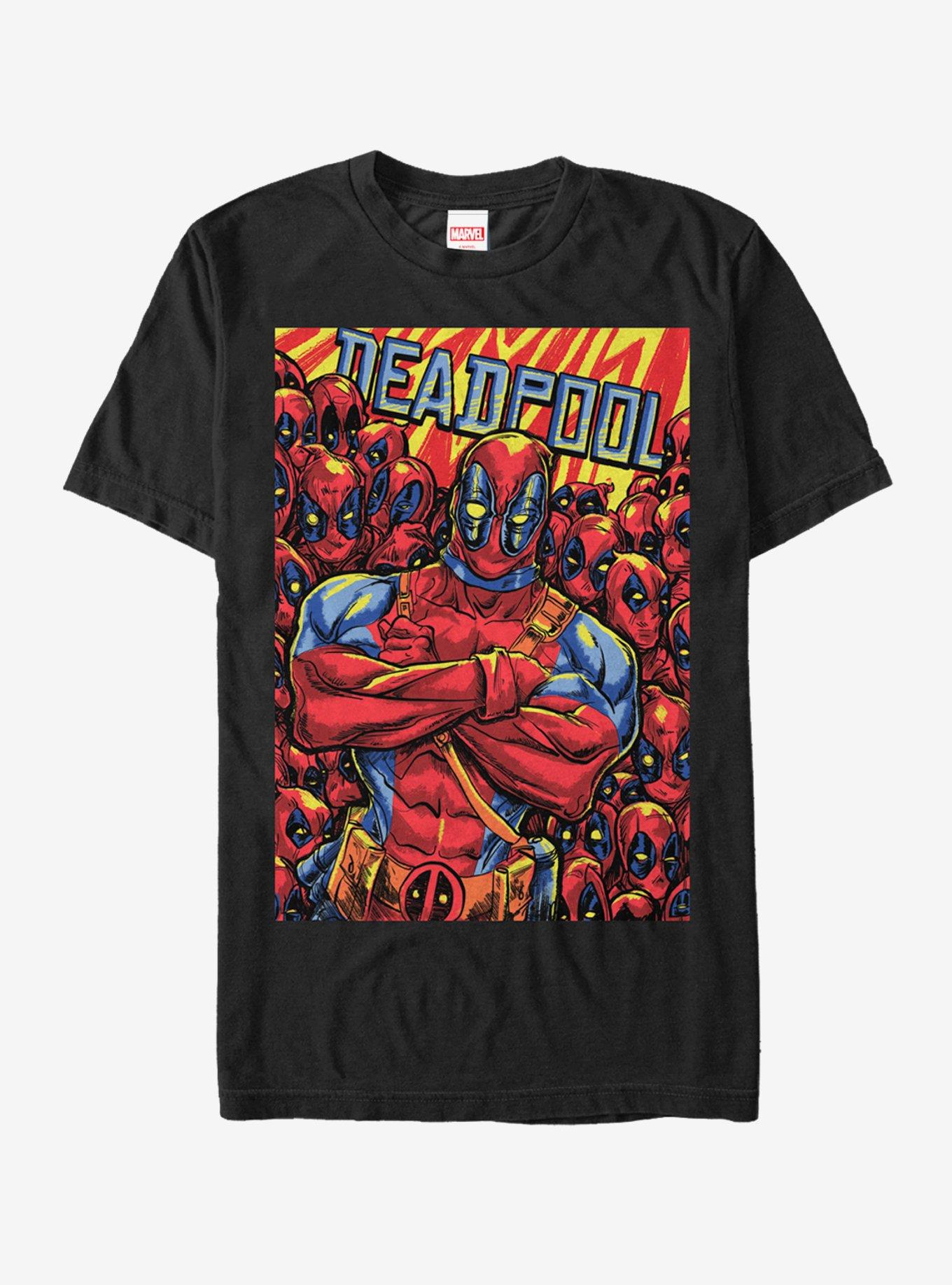 Marvel Deadpool Multiplied T-Shirt, BLACK, hi-res