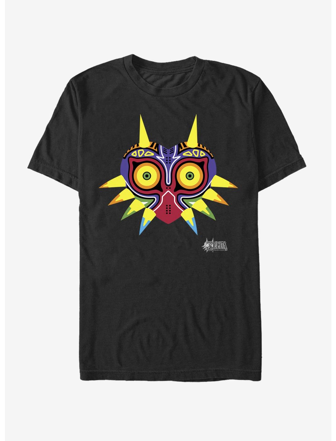 Nintendo Legend of Zelda Majora's Mask Design T-Shirt, BLACK, hi-res