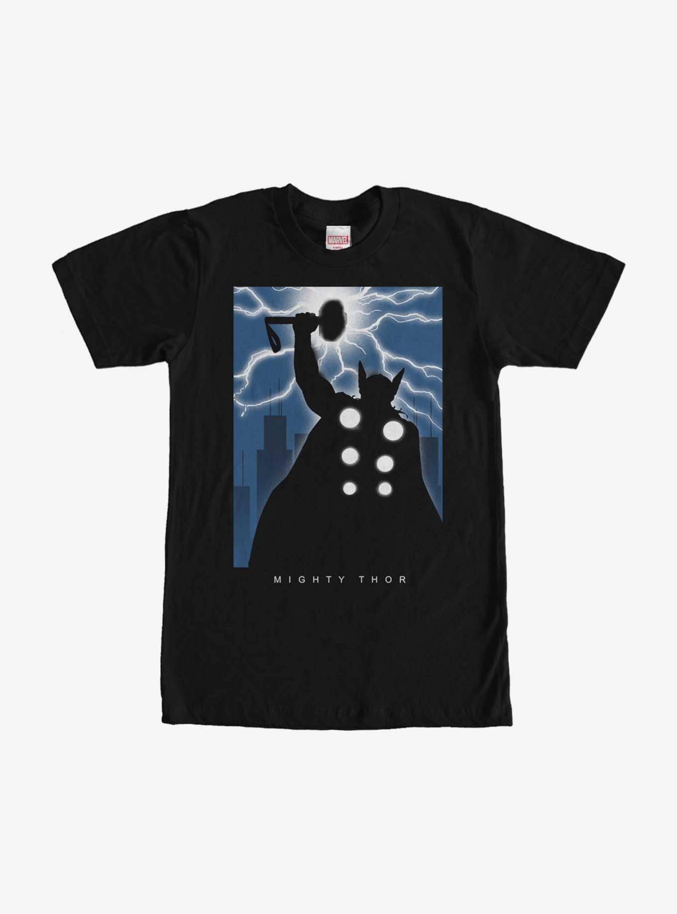 Marvel Mighty Thor Thunder Silhouette T-Shirt, , hi-res