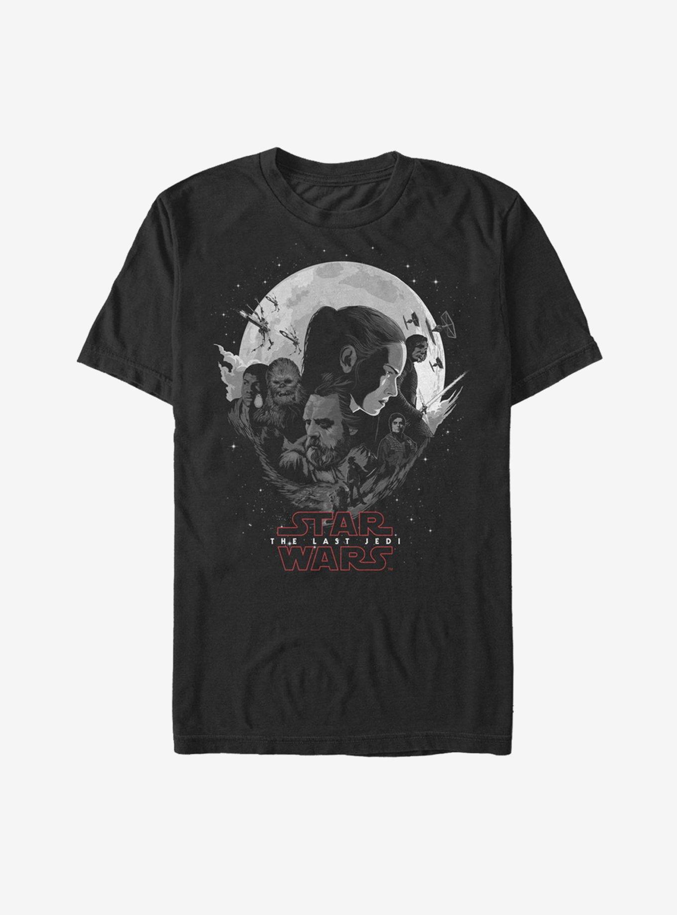 Star Wars Planet Logo T-Shirt, BLACK, hi-res
