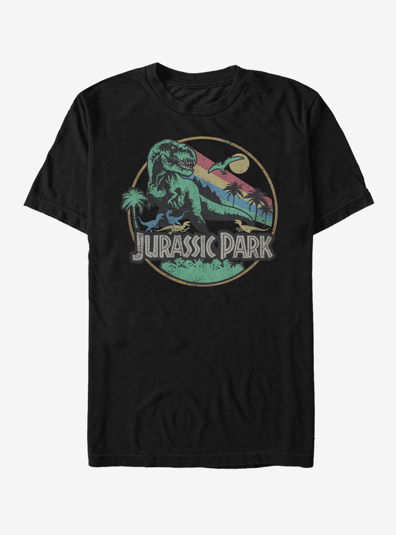 Jurassic Park Rainbow Emblem T-Shirt, , hi-res