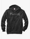 Marvel The Punisher Logo Hoodie, BLACK, hi-res