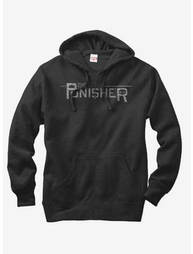 Plus Size Marvel The Punisher Logo Hoodie, , hi-res