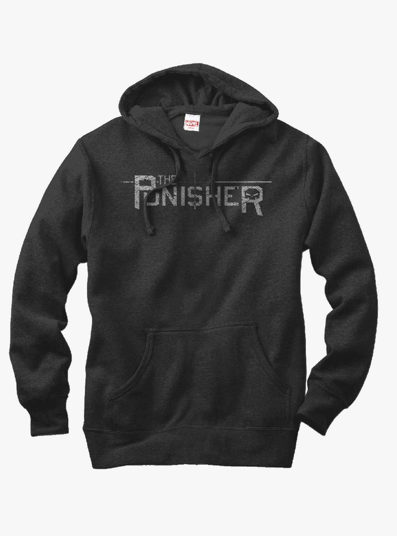 Marvel The Punisher Logo Hoodie, , hi-res