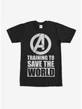 Marvel Avengers Training to Save World T-Shirt, BLACK, hi-res