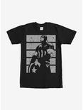 Marvel Captain America Profile T-Shirt, BLACK, hi-res