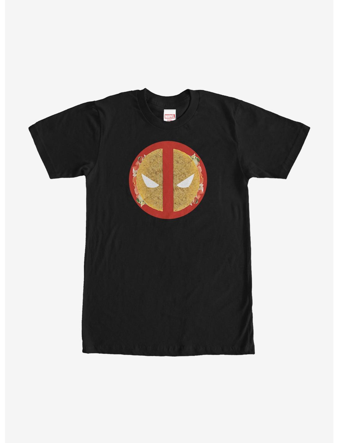 Marvel Deadpool Taco Icon T-Shirt, BLACK, hi-res