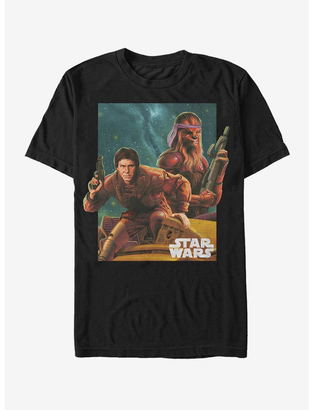 Star Wars Han and Chewbacca Bandana T-Shirt, BLACK, hi-res