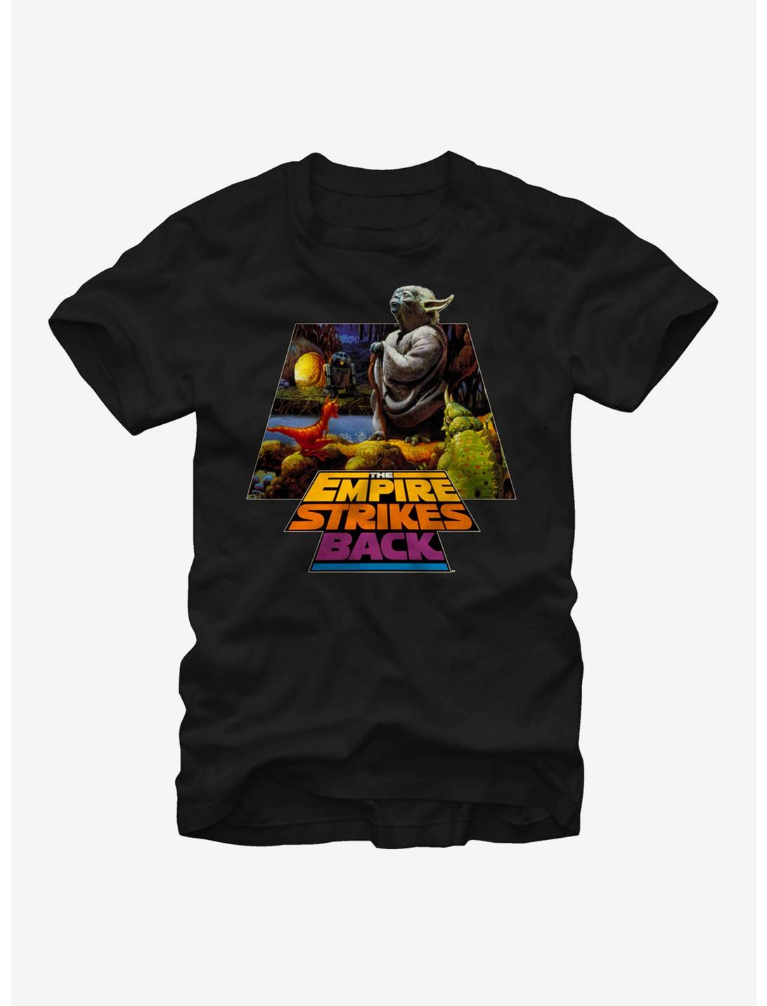 Star Wars Yoda Dark Side Cave T-Shirt, BLACK, hi-res