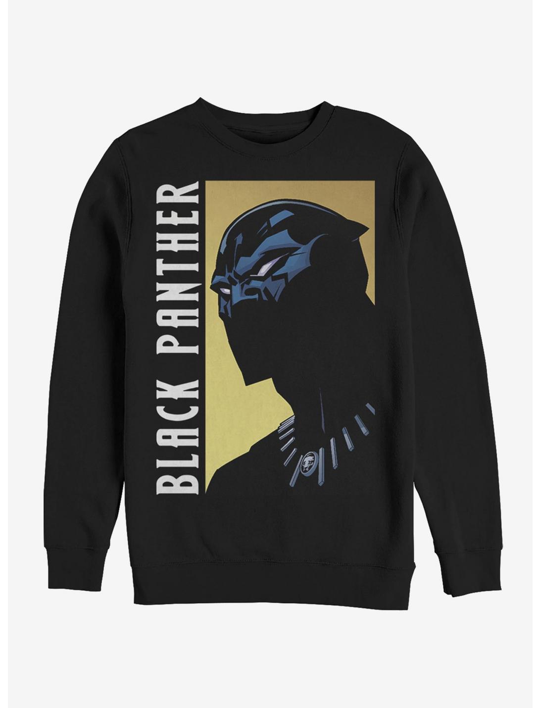 Marvel Black Panther Fierce Expression Sweatshirt, BLACK, hi-res