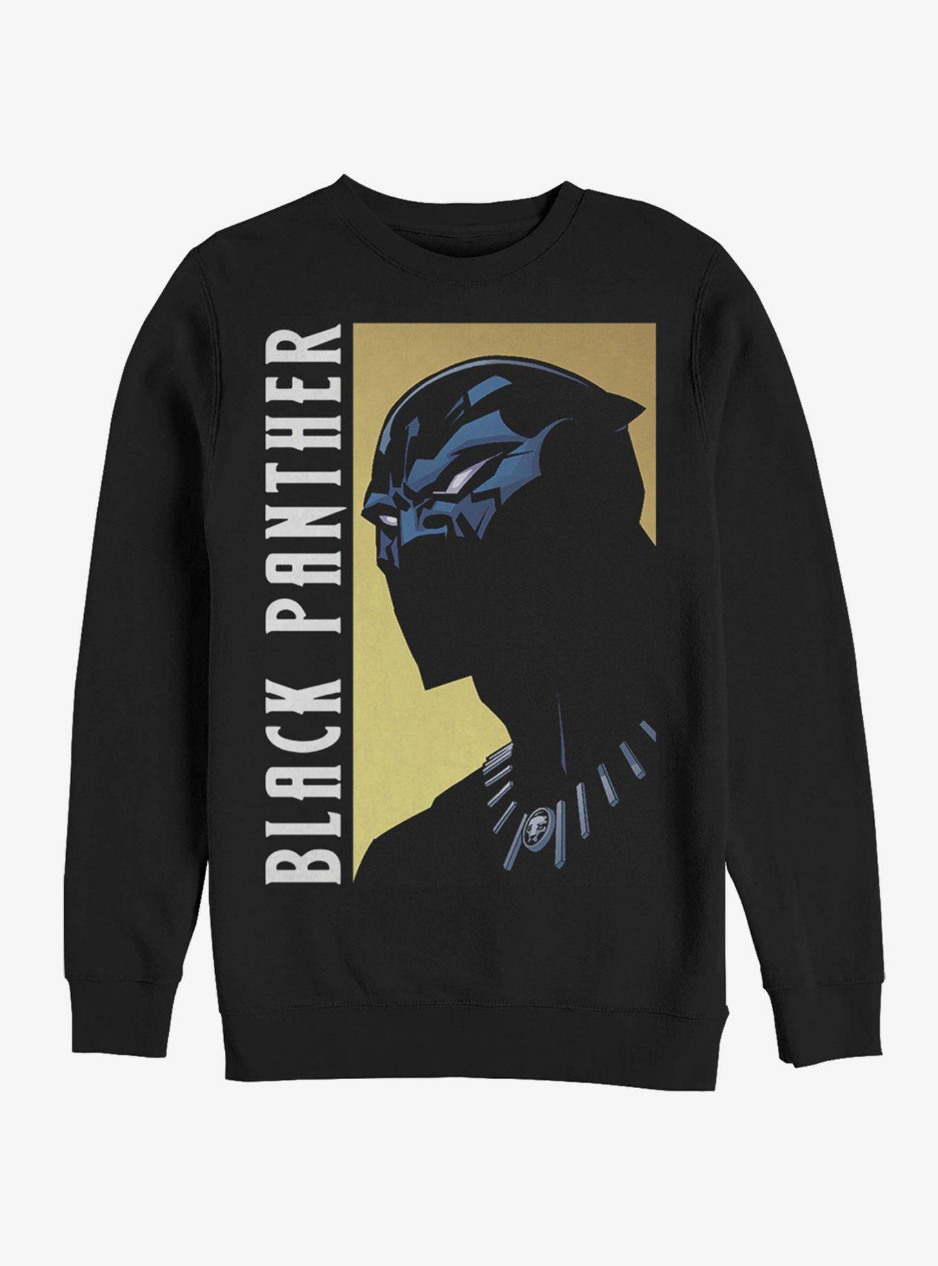 Marvel Black Panther Fierce Expression Sweatshirt, BLACK, hi-res