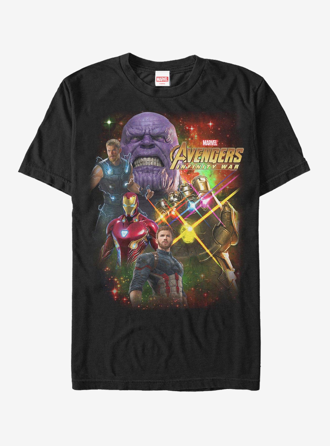 Marvel Avengers: Infinity War Thanos Growl T-Shirt, BLACK, hi-res