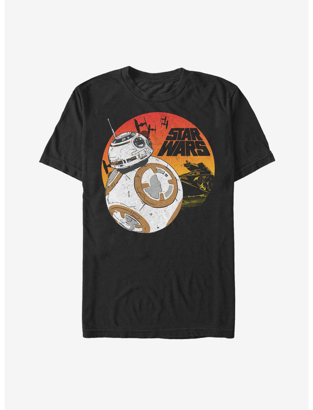 Star Wars BB-8 Sunset T-Shirt, BLACK, hi-res