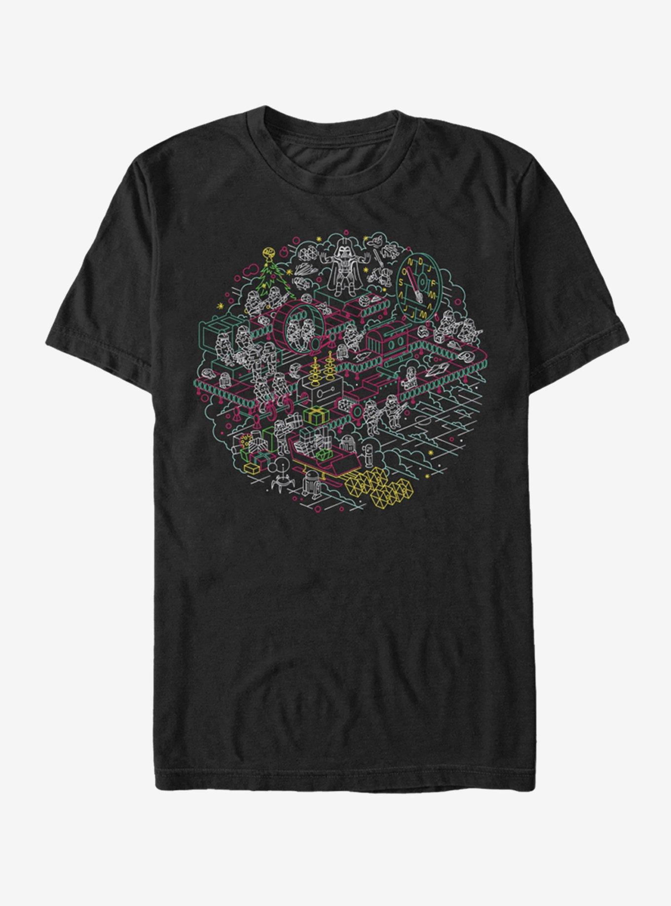 Star Wars Christmas Darth Vader Workshop T-Shirt, , hi-res