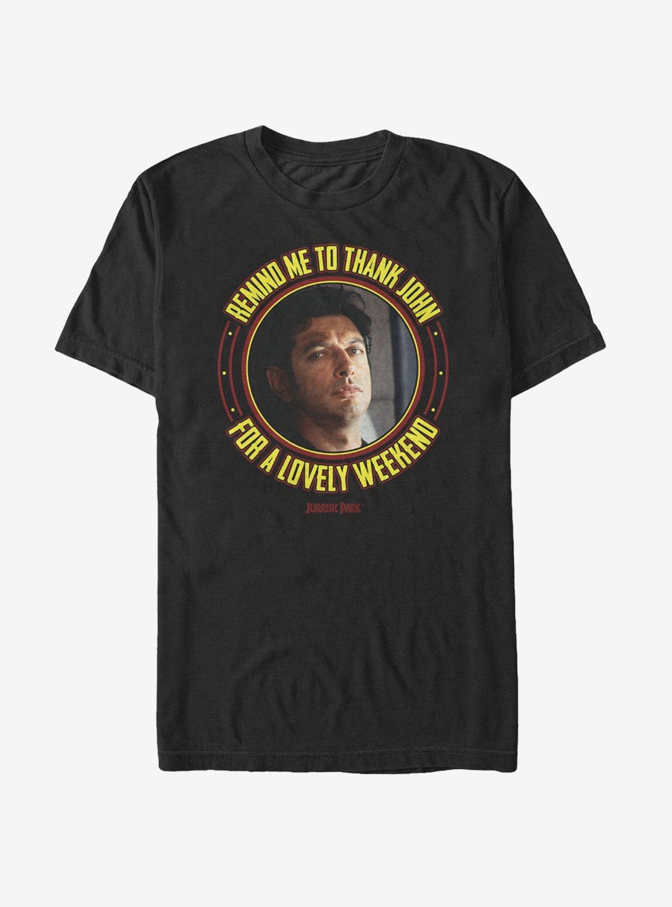 Jurassic Park Dr. Malcolm Lovely Weekend T-Shirt, , hi-res