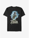 Nintendo Legend of Zelda Breath of the Wild Link Epona T-Shirt, BLACK, hi-res