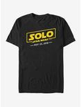 Star Wars Solo A Star Wars Story Logo Scrawl T-Shirt, BLACK, hi-res