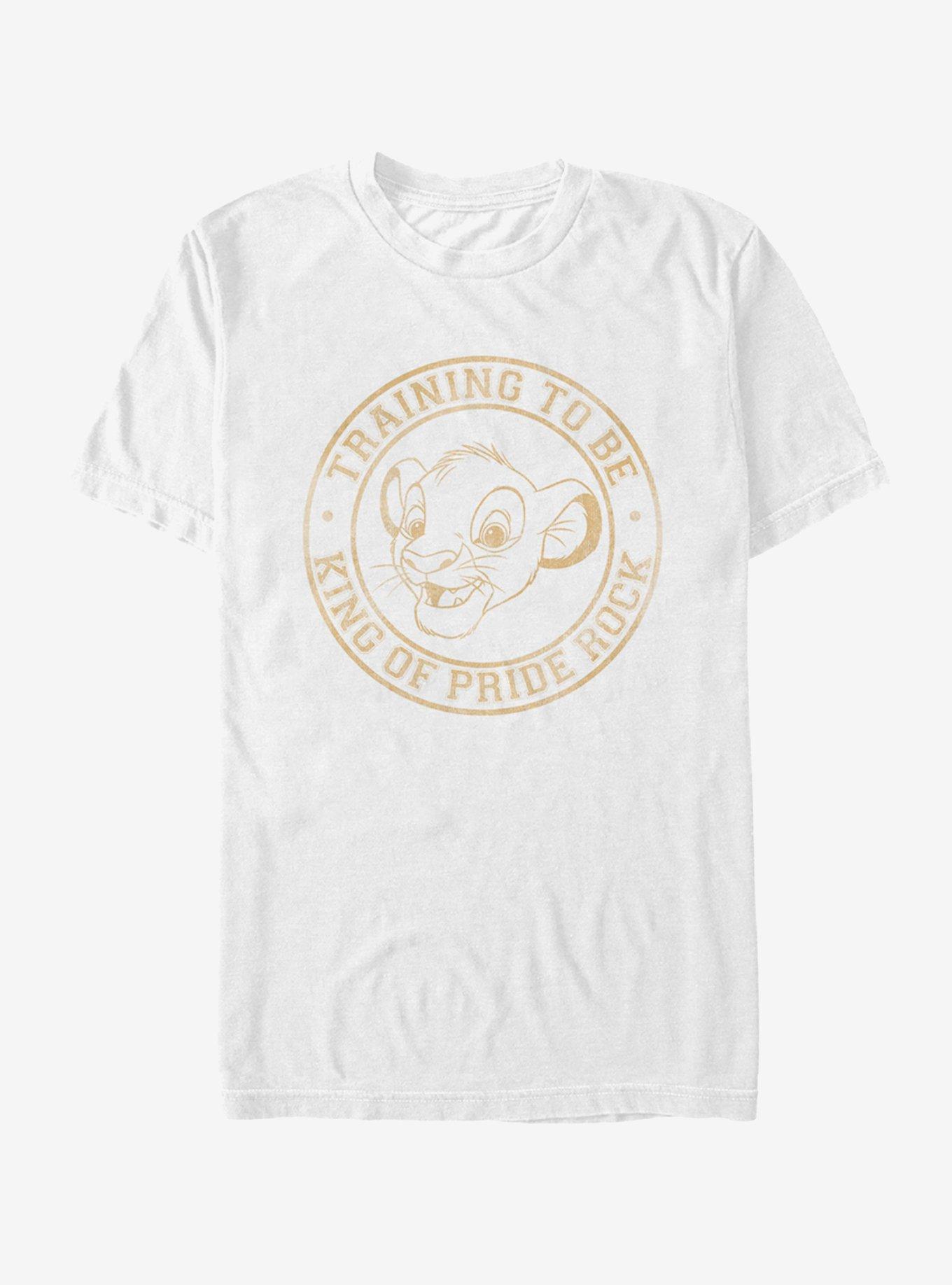 Disney The Lion King Simba Training To Be King Of Pride Rock T-Shirt, WHITE, hi-res