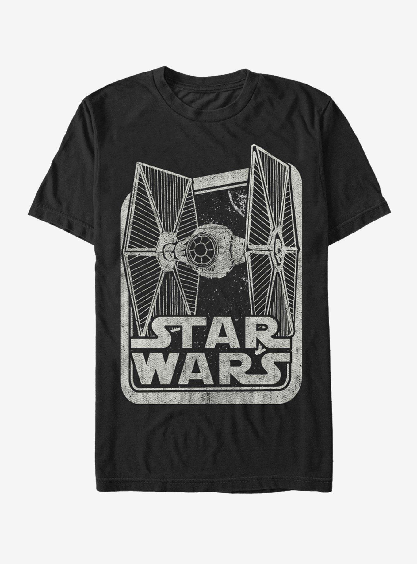 Star Wars TIE Fighter Box T-Shirt, BLACK, hi-res