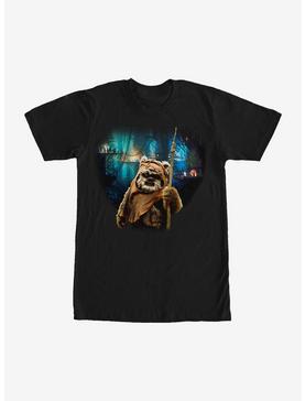 Plus Size Star Wars Tree Village Wicket Ewok T-Shirt, , hi-res