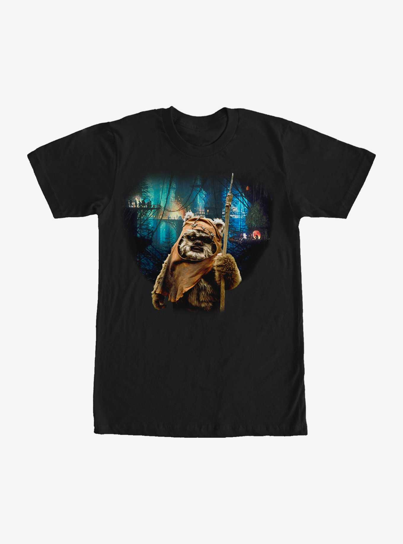 Star Wars Tree Village Wicket Ewok T-Shirt, , hi-res