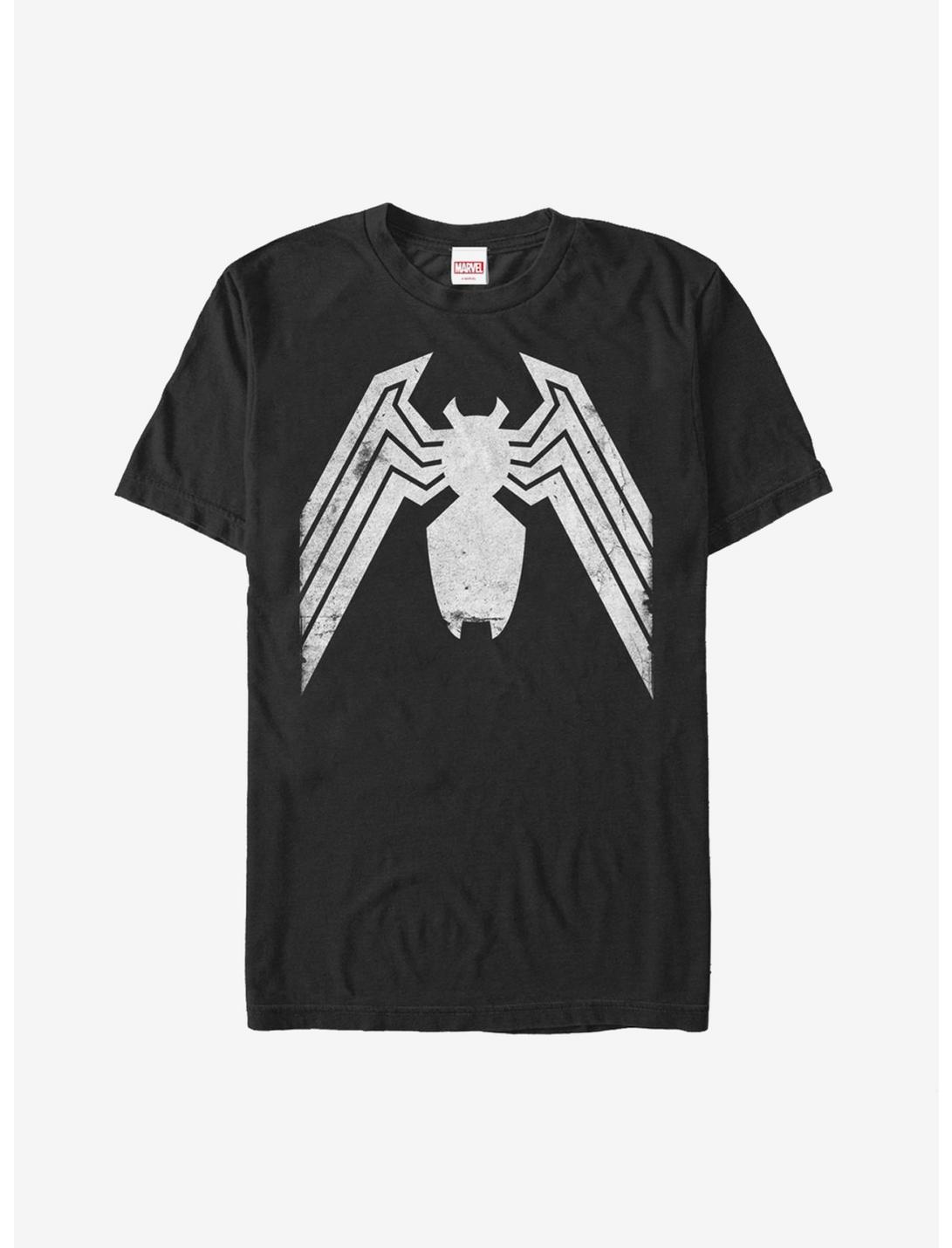 Marvel Venom Distressed Logo T-Shirt, BLACK, hi-res