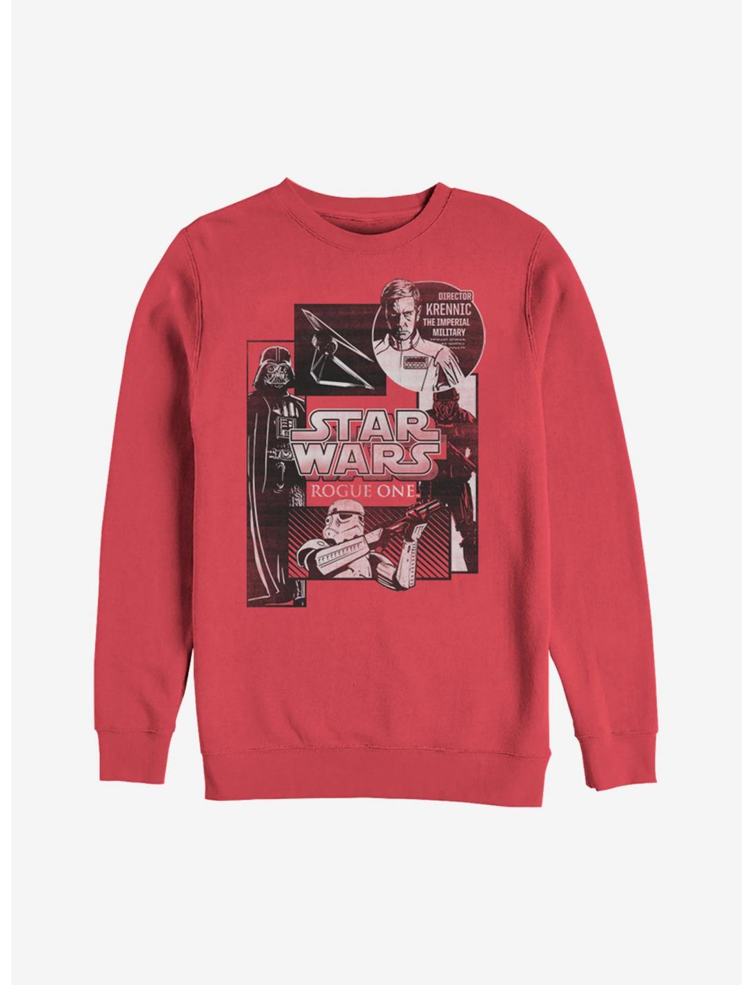 Star Wars Imperial Military Sweatshirt, RED, hi-res