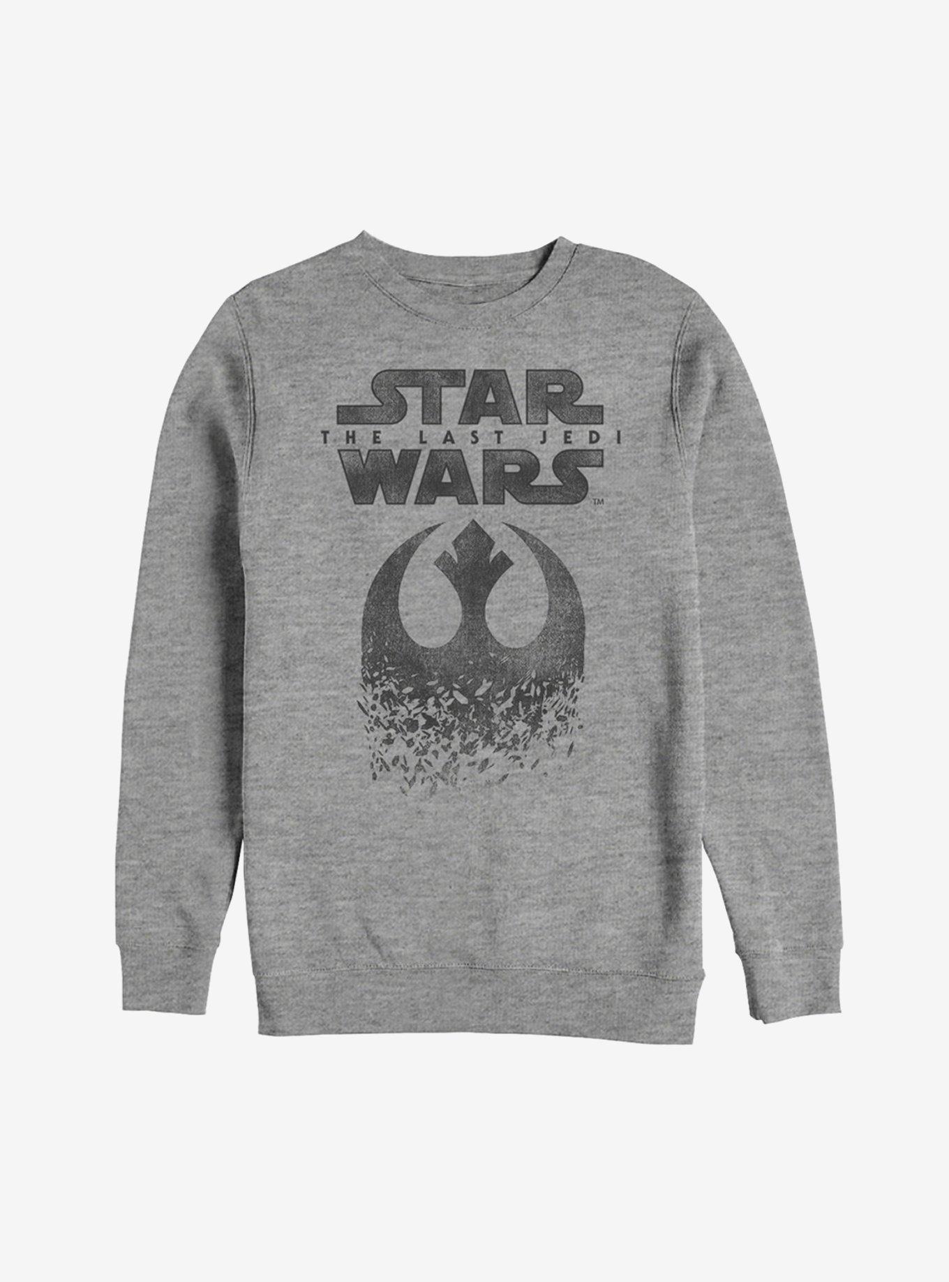 Star Wars Rebel Logo Fleck Sweatshirt, ATH HTR, hi-res