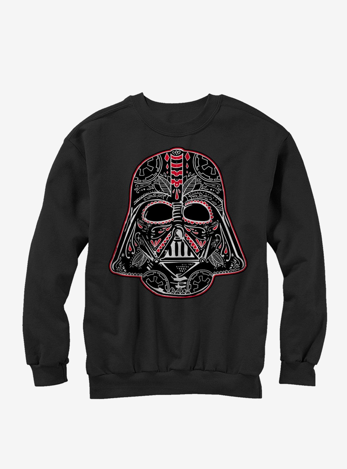 Star Wars Sugar Skull Vader Sweatshirt, BLACK, hi-res