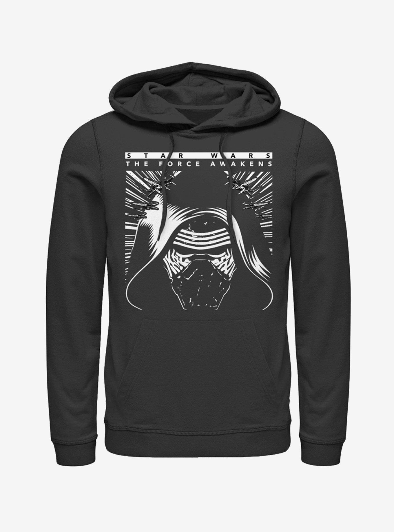 Star Wars Kylo Ren X-Wings Hoodie, BLACK, hi-res