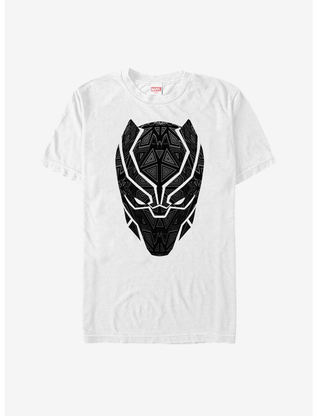 Marvel Black Panther Ornate Mask T-Shirt, WHITE, hi-res