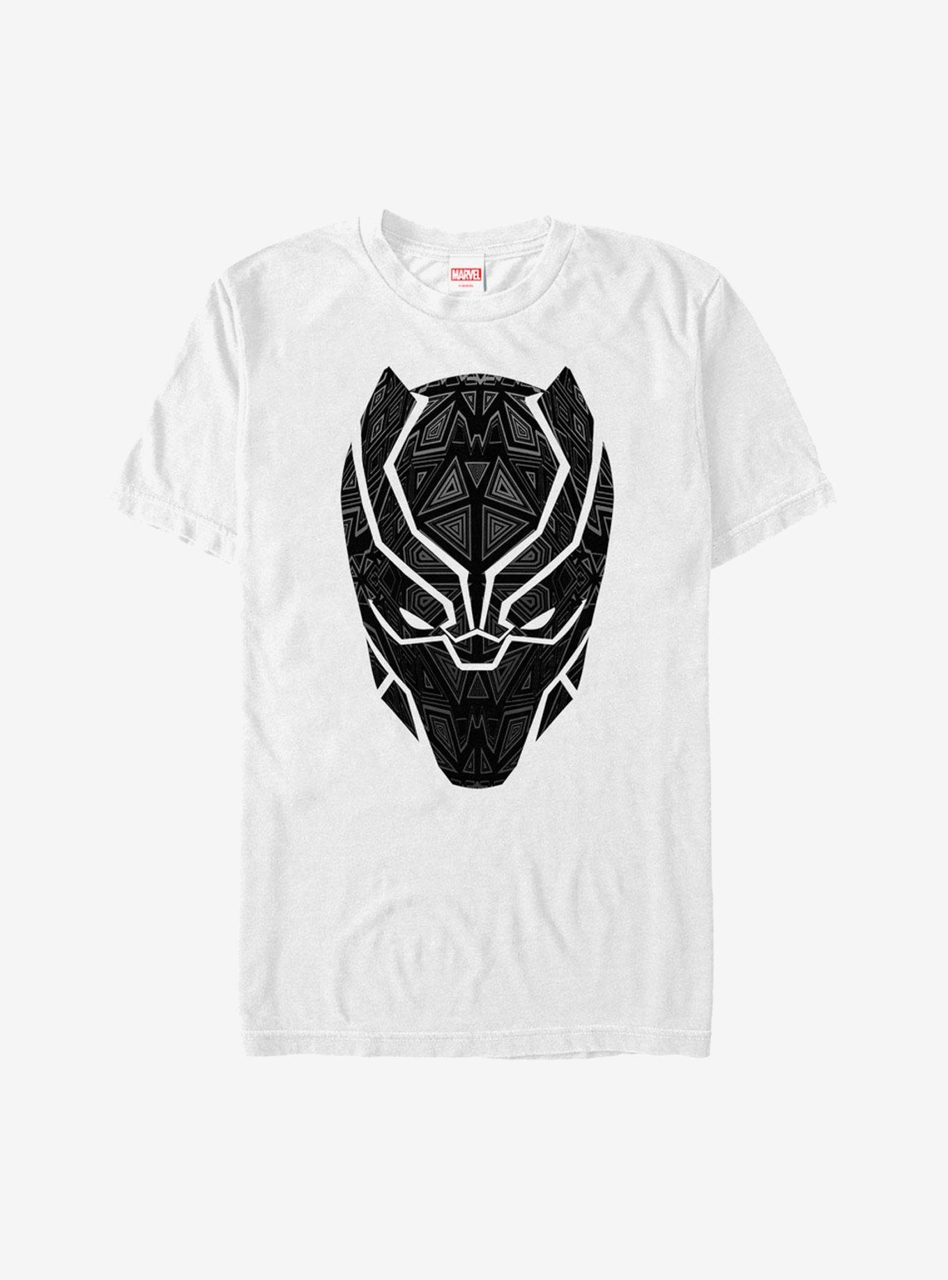 Marvel Black Panther Ornate Mask T-Shirt, WHITE, hi-res