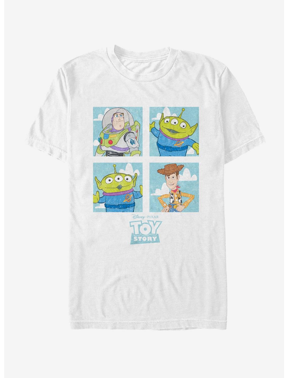 Toy Story Character Box T-Shirt, WHITE, hi-res