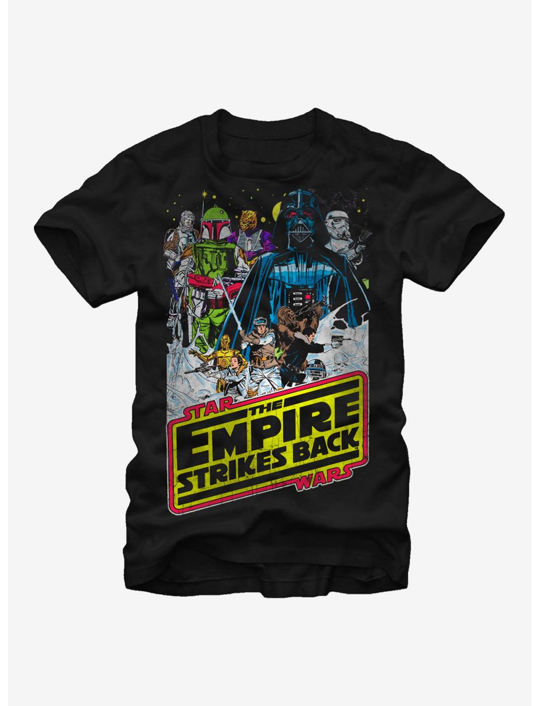 Star Wars Episode V The Empire Strikes Back T-Shirt, BLACK, hi-res