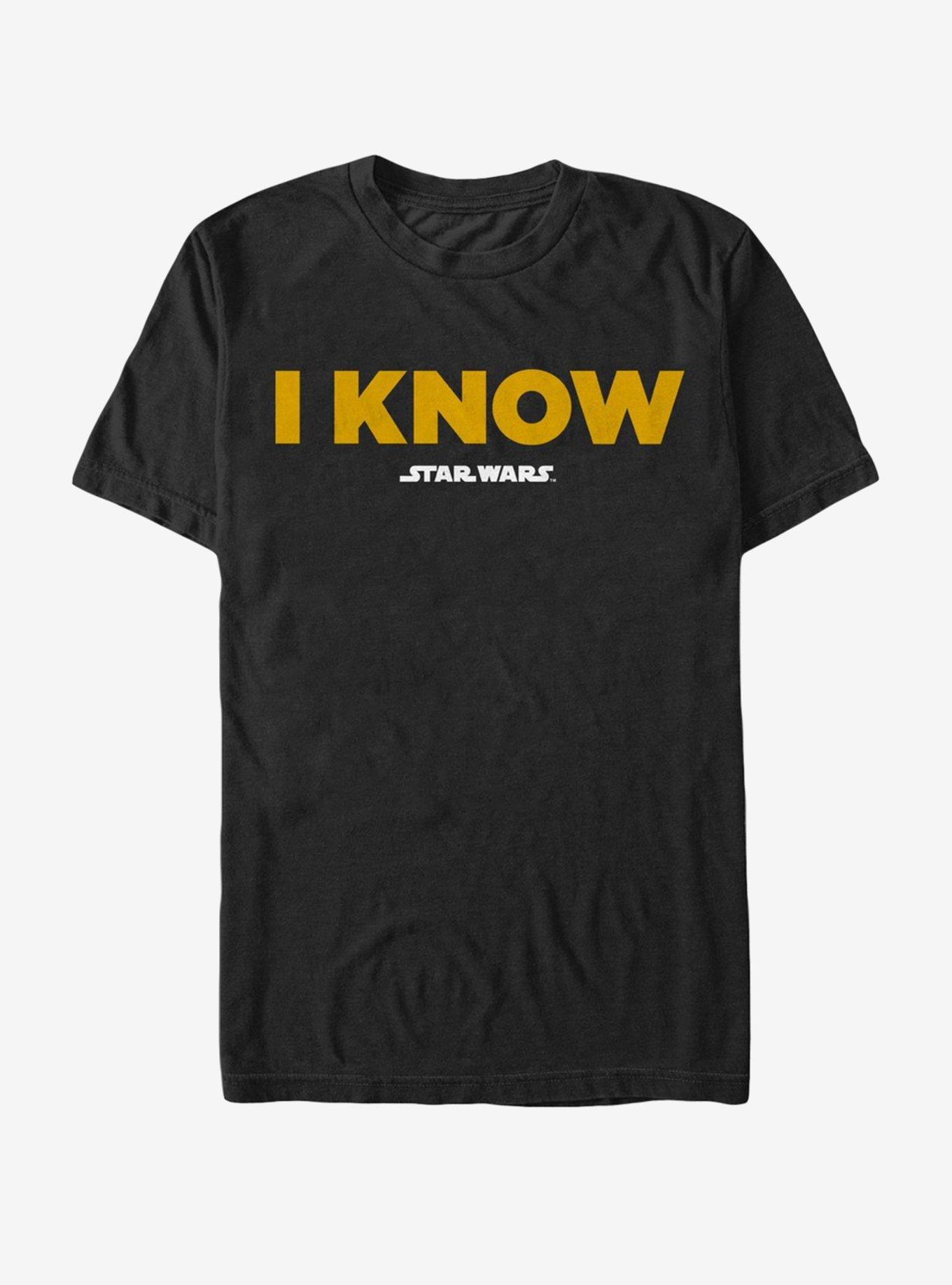 Star Wars Han Solo I Know T-Shirt, , hi-res