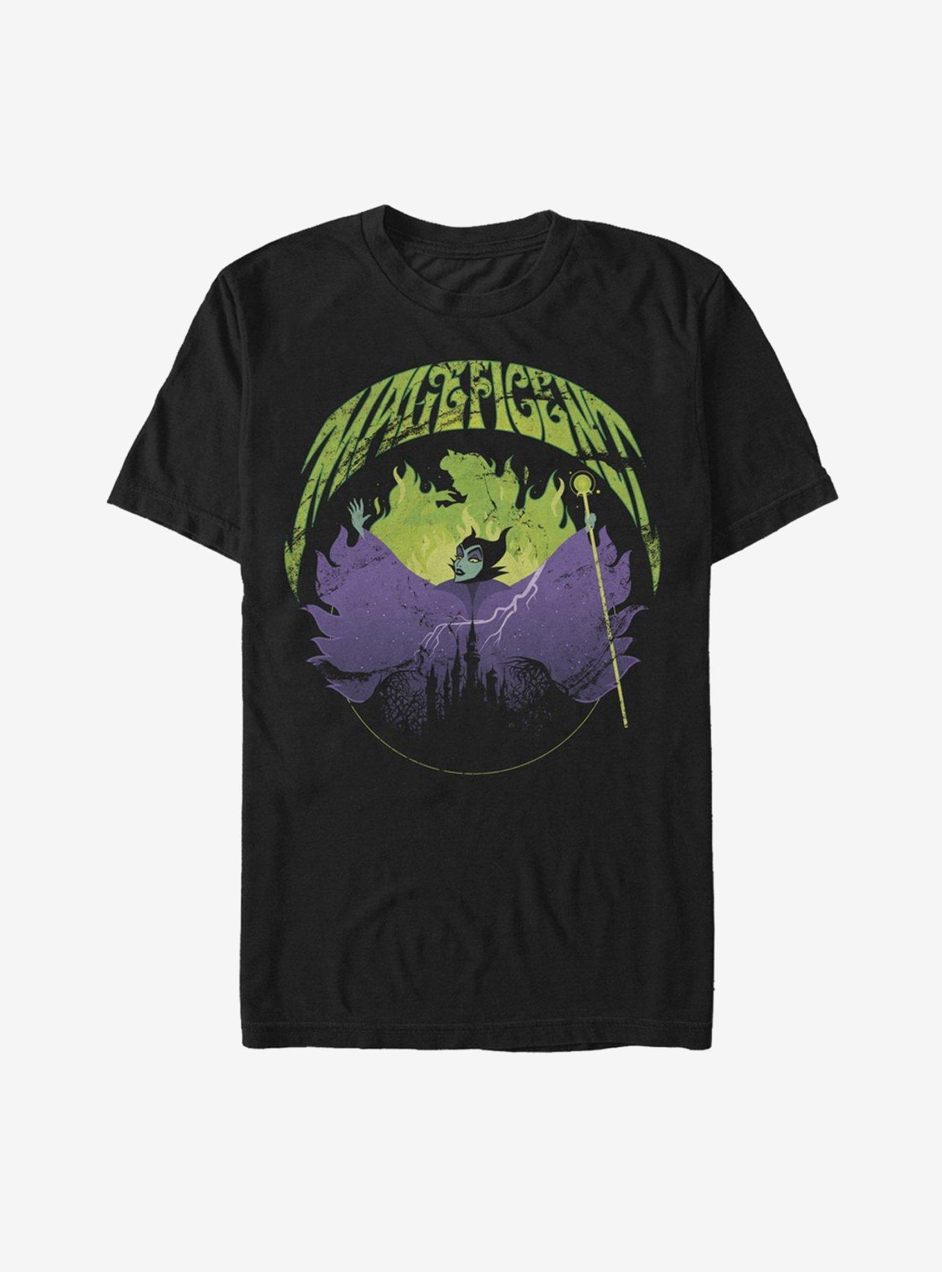 Disney Maleficent Flames T-Shirt, BLACK, hi-res