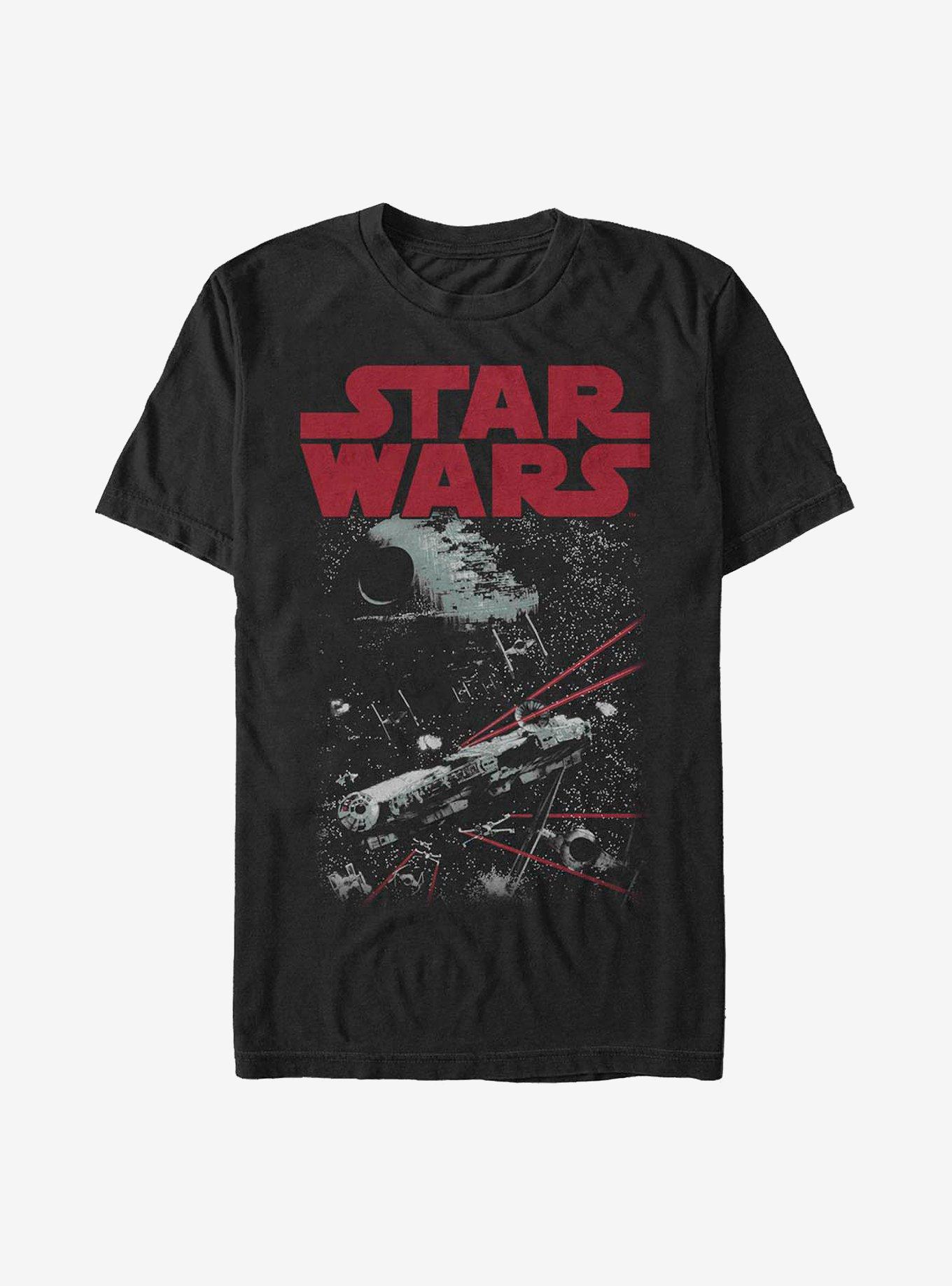 Star Wars Space Fight T-Shirt - BLACK | Hot Topic