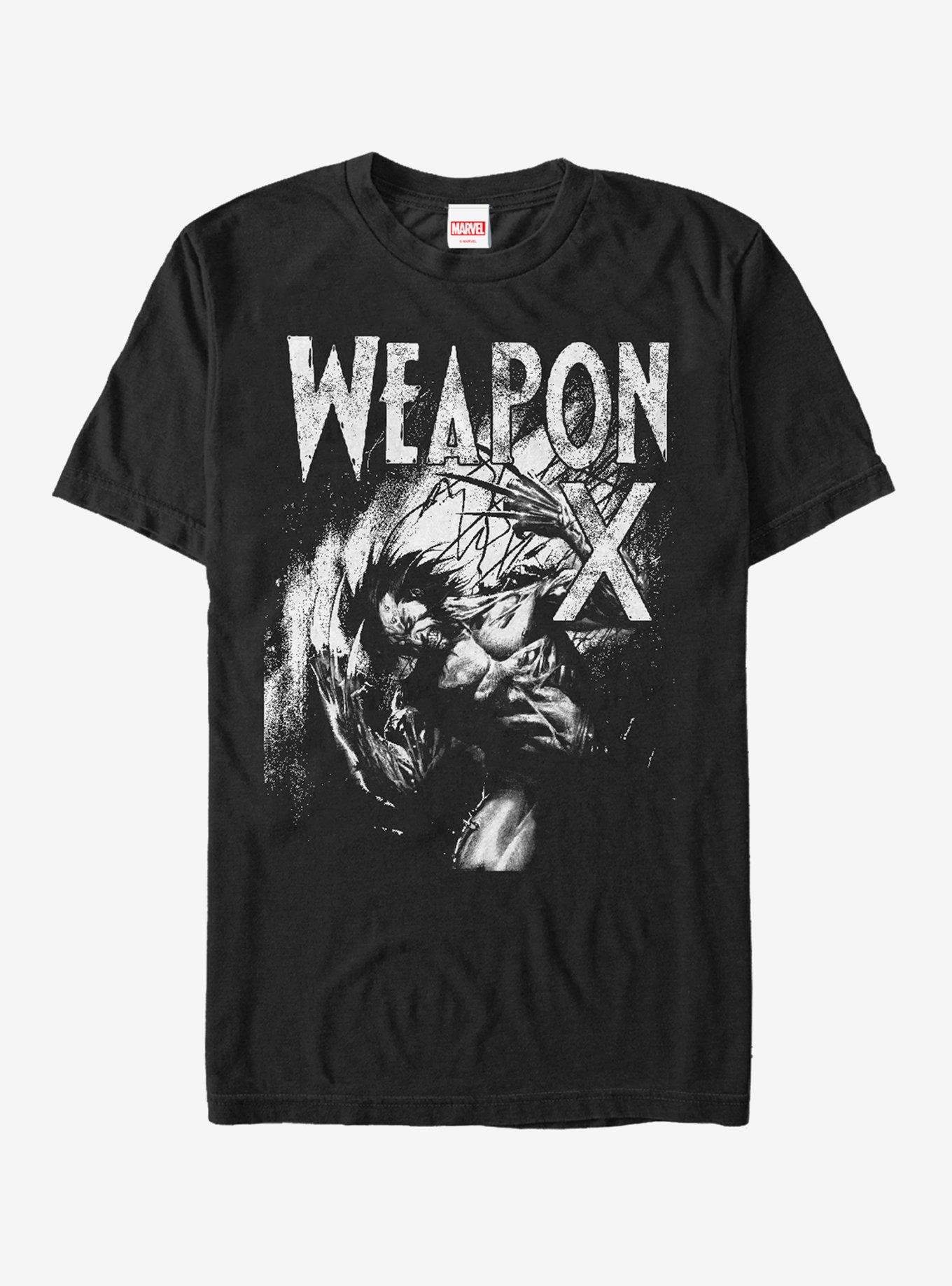 Marvel X-Men Wolverine Weapon X Grayscale T-Shirt, , hi-res