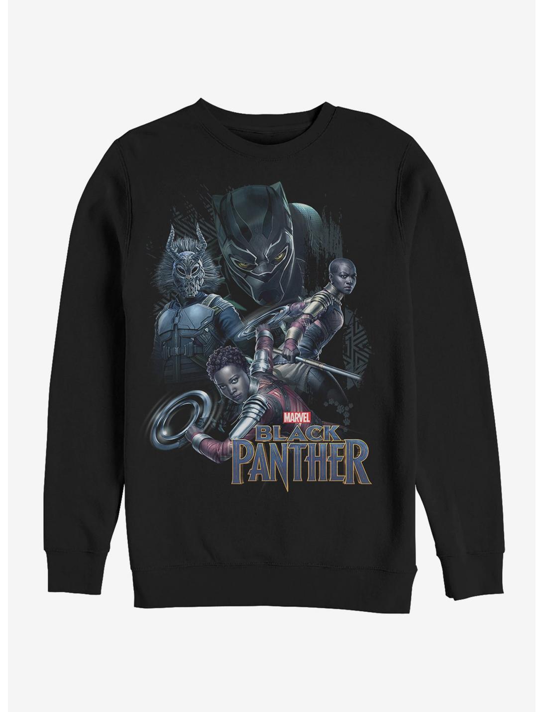 Marvel Black Panther 2018 Character View Sweatshirt, BLACK, hi-res